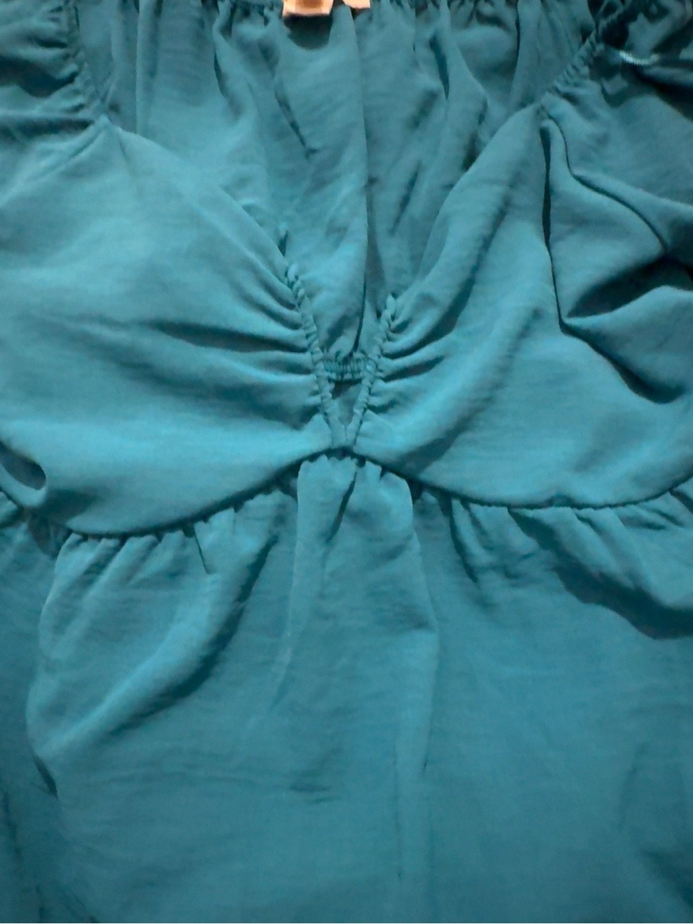 Monteau Los Angeles Teal Empire Waist Midi Dress | XL - Picture 3 of 3
